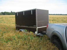 Крышка из фанеры влагостойкой, ламинированной (h1140) на прицеп 2450х1220 мм